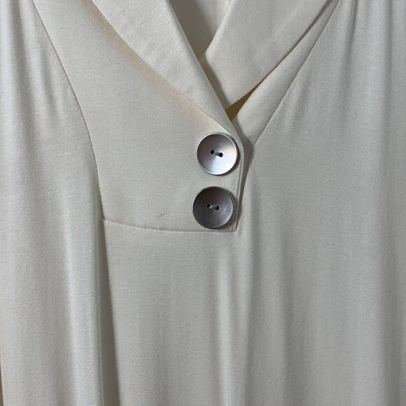 Ouncuty Size Large cream mini dress and/or tunic - Picture 3 of 6